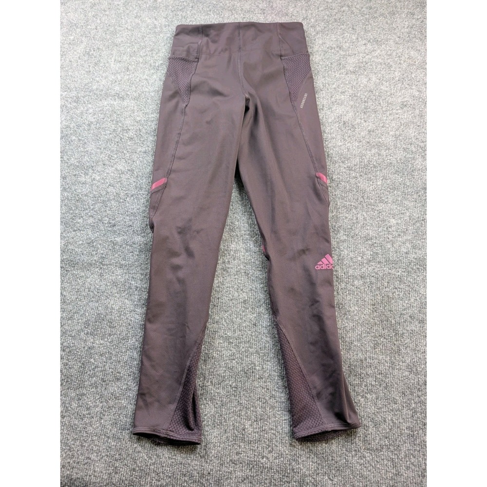 Adidas Running Aeroready Womens 8 Tight Mid Rise Leggings GC6706 Purple  NWT